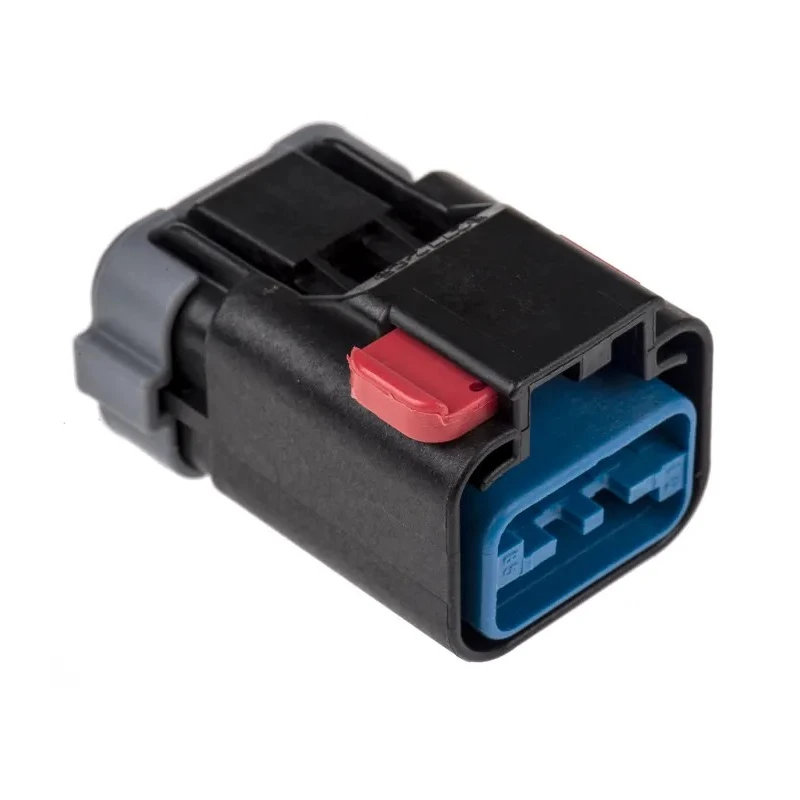 Delphi Apex Automotive Connector Female Sealed Coupling Housing Cable Mount 6 Contacts 2.8mm Diameter 125°C 54200608