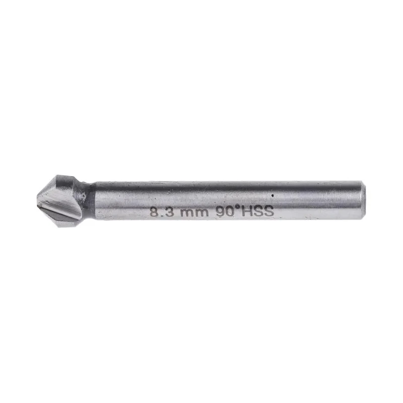 RS PRO High Speed Steel Countersink Drill Bit, 8.3 mm Head Diameter, 3 Flutes, 90° Angle, 50 mm Length 673-8701