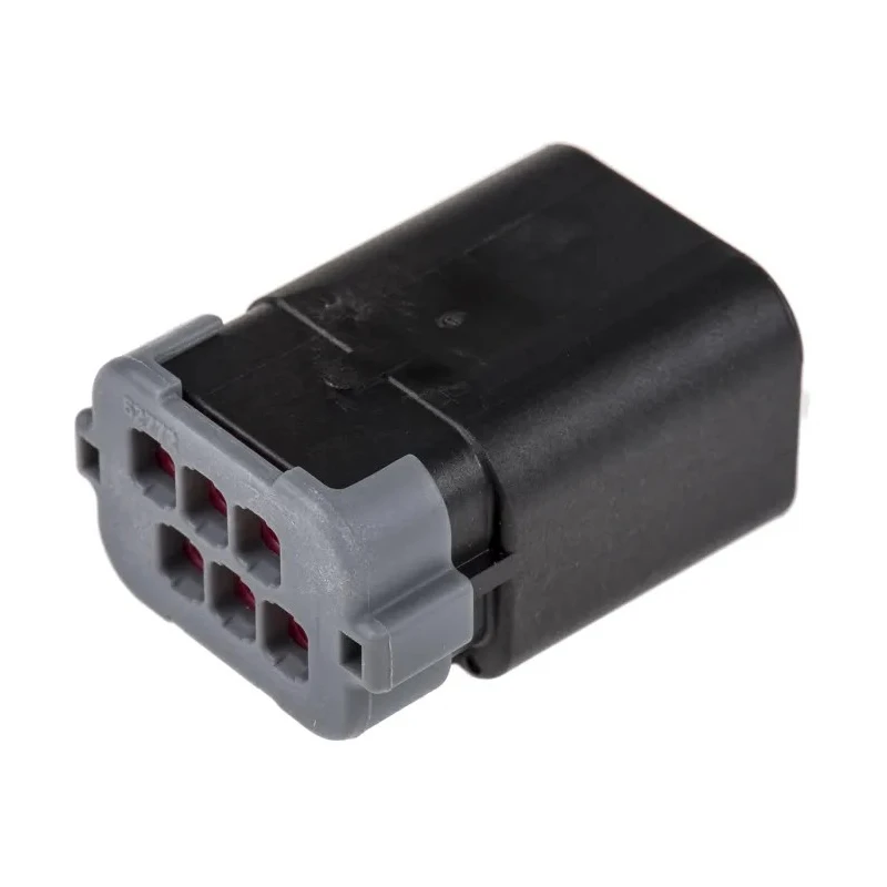 Delphi Apex Automotive Connector Female Sealed Coupling Housing Cable Mount 6 Contacts 2.8mm Diameter 125°C 54200608