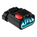 Delphi Apex Automotive Connector Female Sealed Coupling Housing 4 Contacts Cable Mount 2.8mm Diameter 32.6x22.2mm 54200409