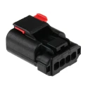 Delphi Apex Automotive Connector Female Sealed Coupling Housing 4 Contacts Cable Mount 2.8mm Diameter 32.6x22.2mm 54200409
