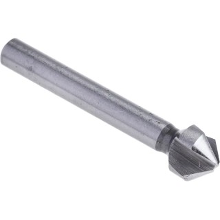 RS PRO HSS Drill Bit, 10.4 mm Head Diameter, 3 Flutes, 90° Countersink Angle, 50 mm Overall Length, 6 mm Shank 673-8704
