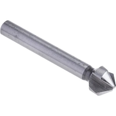 RS PRO HSS Drill Bit, 10.4 mm Head Diameter, 3 Flutes, 90° Countersink Angle, 50 mm Overall Length, 6 mm Shank 673-8704