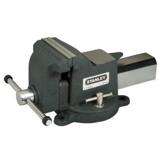 Stanley Heavy Duty Bench Vice with 85 mm Jaw Depth and 100 mm Jaw Opening, Bolt Mount, 13 kg 1-83-066