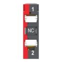 Schneider Electric Harmony XB Series Contact Block 600V 1 NC Spring Terminal ZBE1025