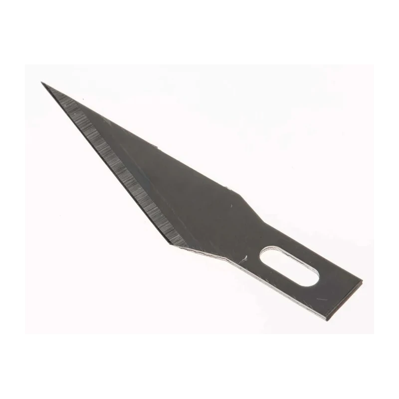 Weller Xcelite Steel Fine Point Diagonal Safety Knife Blade, 5 per Package XNB103