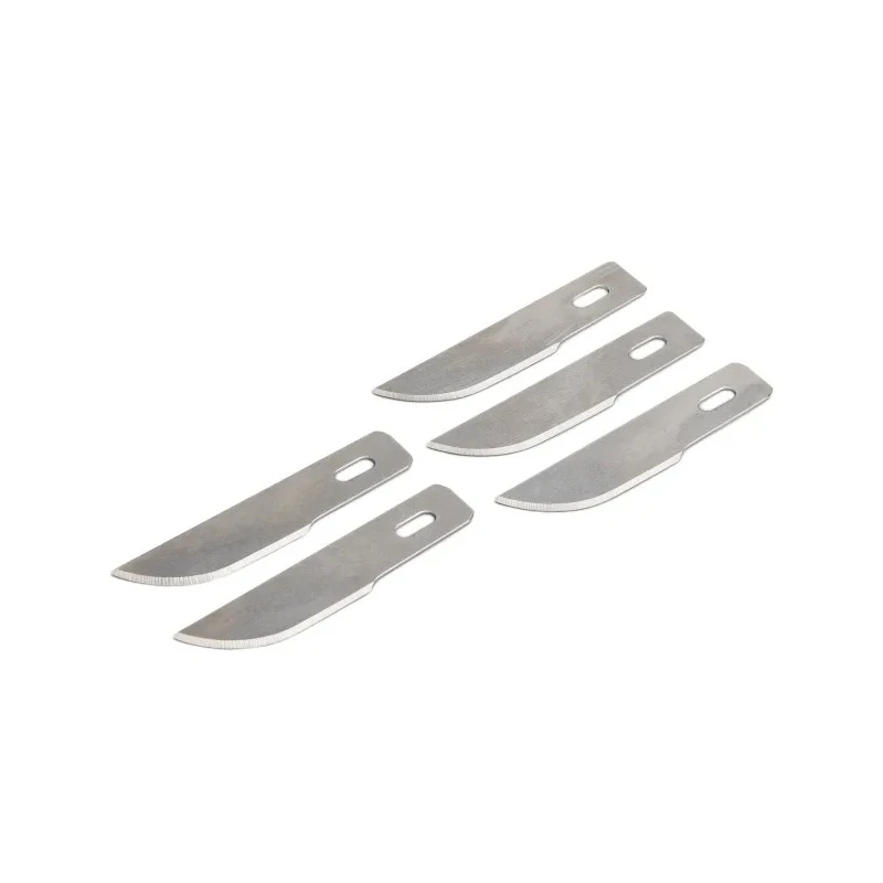 Weller Xcelite Safety Knife Blade, Metal Plastic Hardwood Steel Curved Replacement, 5 Pieces XNB203