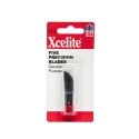 Weller Xcelite Safety Knife Blade, Metal Plastic Hardwood Steel Curved Replacement, 5 Pieces XNB203