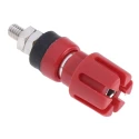 RS PRO 4 mm Red Insulated Terminal Post, 30A Current, 2BA Thread, Polypropylene Fibreglass Reinforced Nylon 677-8746