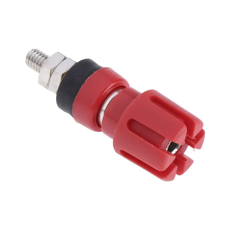 RS PRO 4 mm Red Insulated Terminal Post, 30A Current, 2BA Thread, Polypropylene Fibreglass Reinforced Nylon 677-8746