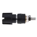 RS PRO 4 mm Black Terminal Post, 2BA Thread, 30A Electrical Connector 677-8740