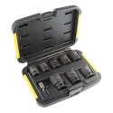 DeWALT Professional 9-Piece 1/2 in 6 Point Alloy Steel Blackened Impact Socket Set DT7507R-GB