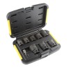 DeWALT Professional 9-Piece 1/2 in 6 Point Alloy Steel Blackened Impact Socket Set DT7507R-GB