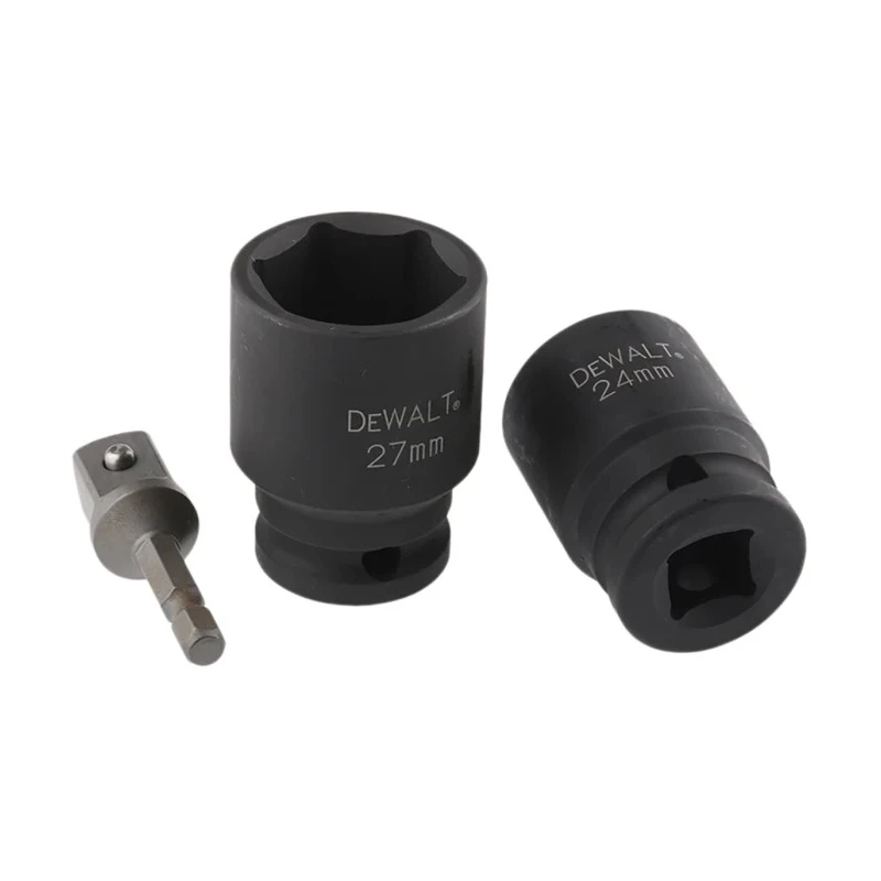 DeWALT Professional 9-Piece 1/2 in 6 Point Alloy Steel Blackened Impact Socket Set DT7507R-GB
