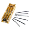 DeWALT Wood Cutting Jigsaw Blade Set 70 mm Steel, 14 Pieces DT2298-QZ