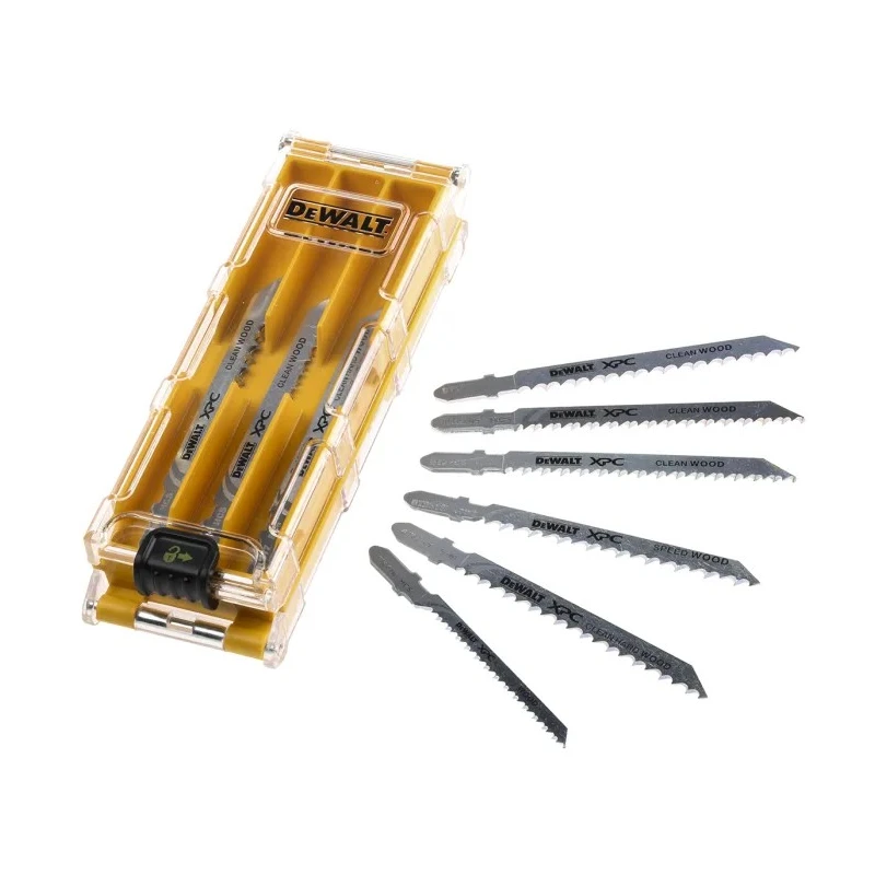DeWALT Wood Cutting Jigsaw Blade Set 70 mm Steel, 14 Pieces DT2298-QZ