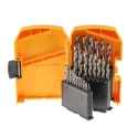 DeWALT 29-Piece HSS-G Metal Twist Drill Bit Set, 1 mm to 13 mm Diameter DT5929R-GB