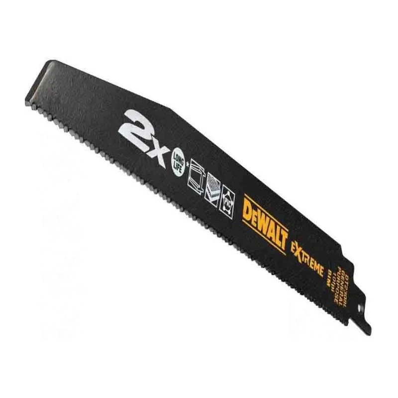 DeWALT Reciprocating Saw Blade Set 12-Piece 228 mm High Carbon Steel HCS DT2441L-QZ