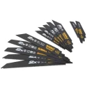 DeWALT Reciprocating Saw Blade Set 12-Piece 228 mm High Carbon Steel HCS DT2441L-QZ