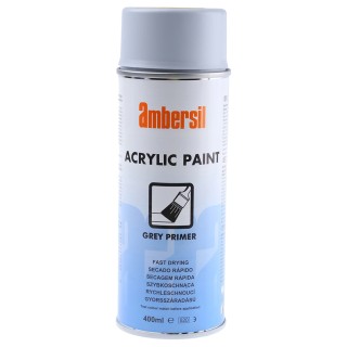 Ambersil 400 ml Grey RAL 7035 Gloss Acrylic Spray Paint 31653-AH