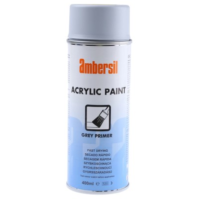 Ambersil 400 ml Grey RAL 7035 Gloss Acrylic Spray Paint 31653-AH