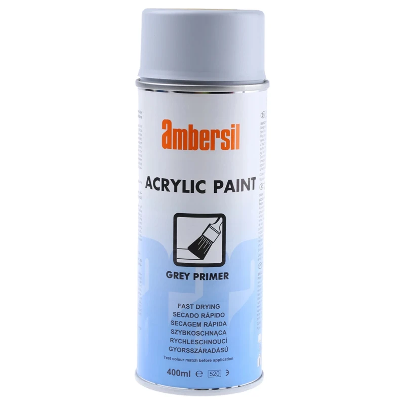Ambersil 400 ml Grey RAL 7035 Gloss Acrylic Spray Paint 31653-AH