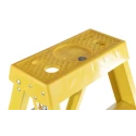 RS PRO Fibreglass Step Ladder 8 Rungs, 2.1m Platform Height, Aluminium Rungs, Fibreglass Stiles, Load Capacity 150kg 553-826