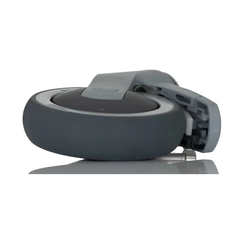 Tente Swivel Castor with Brake, 100 kg Load Capacity, 125 mm Rubber Wheel, Ball Bearing Hub 5377 PJP 125 P30-11