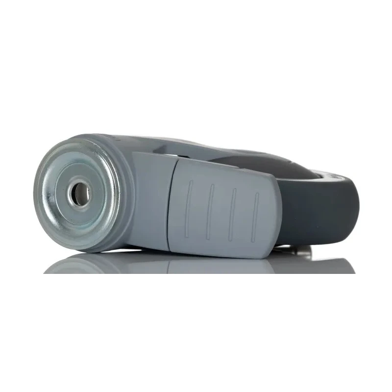 Tente Swivel Castor with Brake, 100 kg Load Capacity, 125 mm Rubber Wheel, Ball Bearing Hub 5377 PJP 125 P30-11