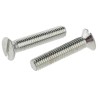 RS PRO Slot Countersunk Steel Machine Screw M5 25mm Passivated Zinc Plated 553-942