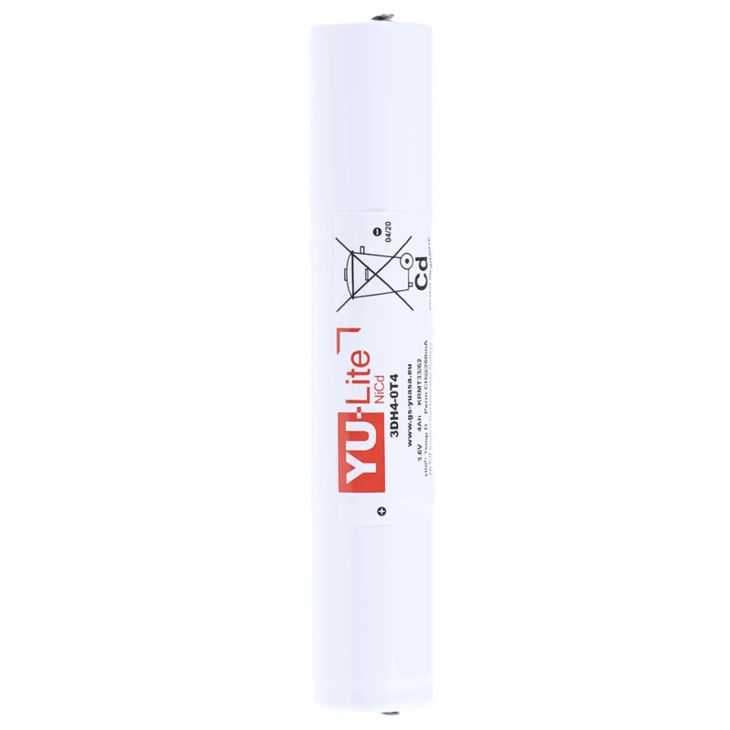 Yuasa NiCd Rechargeable Battery Pack 3.6V 4Ah D Cell 3 Cells 3DH4-0T4
