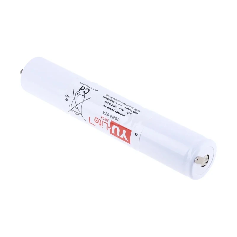 Yuasa NiCd Rechargeable Battery Pack 3.6V 4Ah D Cell 3 Cells 3DH4-0T4