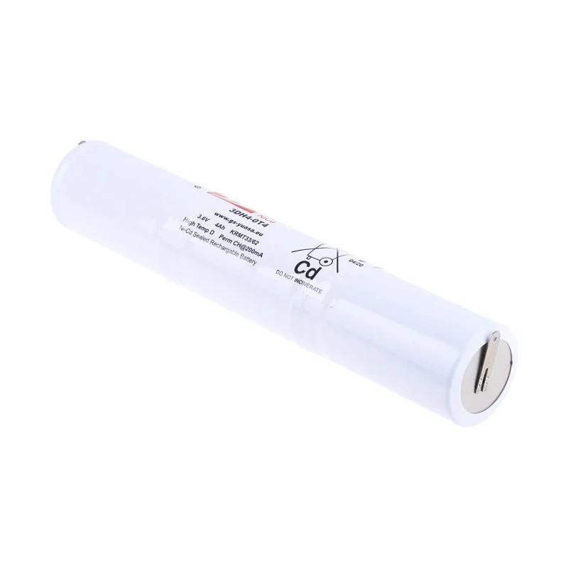 Yuasa NiCd Rechargeable Battery Pack 3.6V 4Ah D Cell 3 Cells 3DH4-0T4