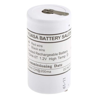 Yuasa Nickel Metal Hydride Rechargeable D Battery 1.2V 4Ah 59mm Height 32.5mm Diameter 1DH4-0T
