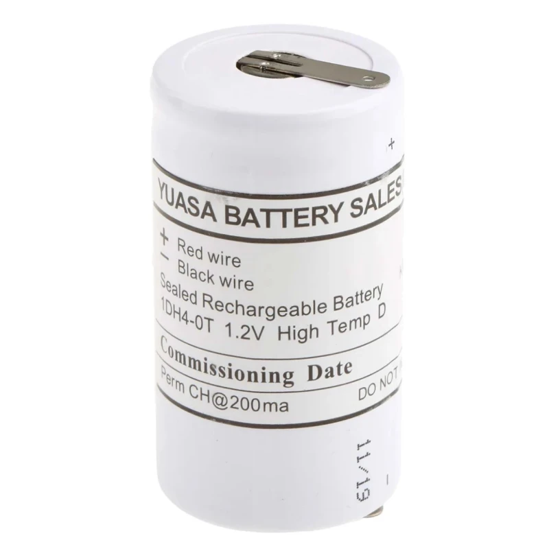 Yuasa Nickel Metal Hydride Rechargeable D Battery 1.2V 4Ah 59mm Height 32.5mm Diameter 1DH4-0T
