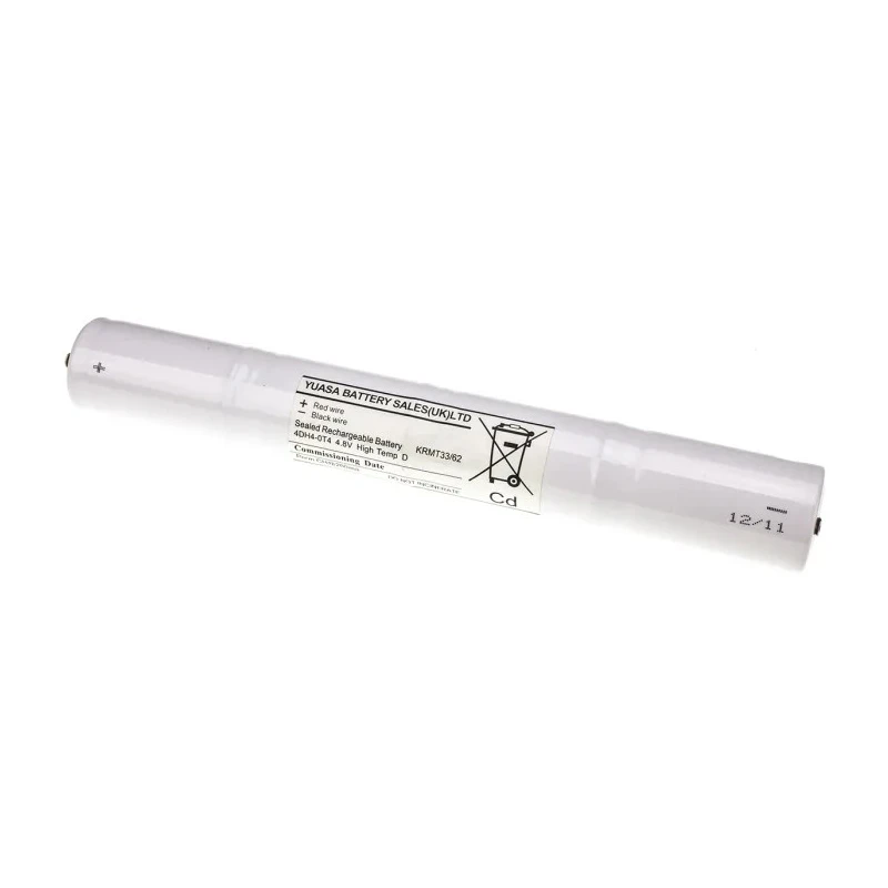 Yuasa 4.8 V NiCd Rechargeable Battery Pack 4 Cells 4500 mAh 4DH4-0T4