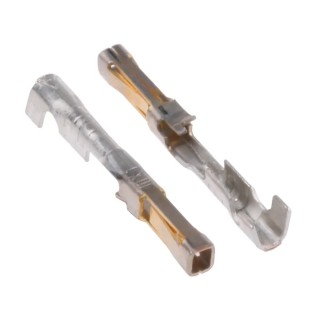 Molex 70058 Series Female Crimp Terminal 3A Current Gold Plating 30 AWG Min Crimp 24 AWG Max 16-02-0098