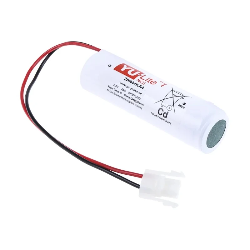 Yuasa 2.4 V NiCd Rechargeable Battery Pack 2 Cells 4500 mAh 2DH4-0LA4