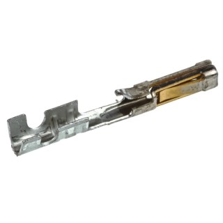 Molex 70058 Series Female Crimp Terminal, 24 AWG Min Crimp, 22 AWG Max, Gold Plated Contact, Phosphor Bronze 16-02-0104