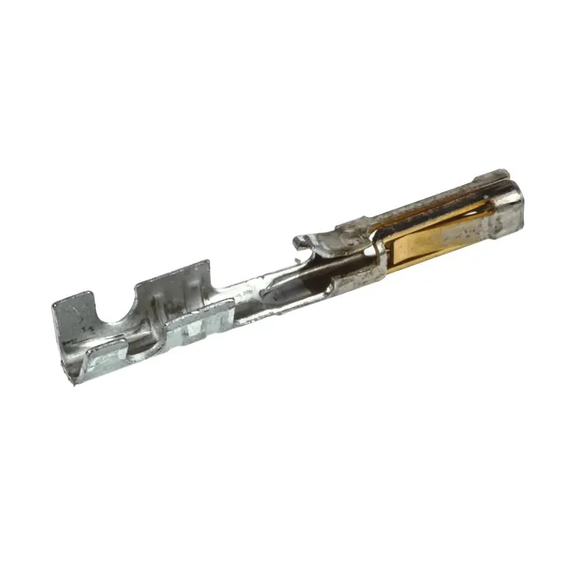 Molex 70058 Series Female Crimp Terminal, 24 AWG Min Crimp, 22 AWG Max, Phosphor Bronze, Gold Plated, 3A Current 16-02-0104
