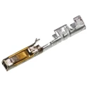 Molex 70058 Series Female Crimp Terminal, 24 AWG Min Crimp, 22 AWG Max, Phosphor Bronze, Gold Plated, 3A Current 16-02-0104