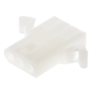 Molex Standard 0.062 in Female Crimp Connector Housing 3 Way 1 Row Straight 3.68 mm Pitch 03-06-1038