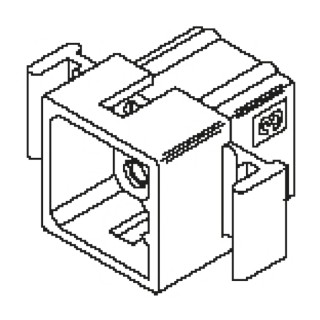 Molex Standard 0.062 Inch Male Connector Housing 3.68 mm Pitch 9 Way 3 Row Straight 03-06-2092