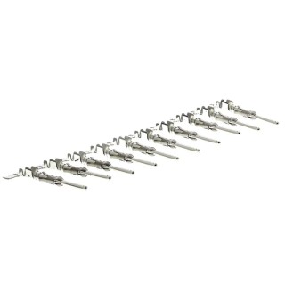 TE Connectivity Type III Series Male Crimp Terminal for 18 AWG to 14 AWG Wire, Crimp Termination, 27.1mm Length 1-66359-4