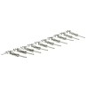 TE Connectivity Type III Series Male Crimp Terminal, 18 AWG Min Crimp, 14 AWG Max Current 13A, Brass Tin Plated 1-66359-4
