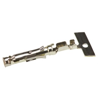 TE Connectivity Female Crimp Circular Connector Contact Contact Size 16 Wire Size 20, 24 AWG 250V 13A Brass Tin 3-66104-0