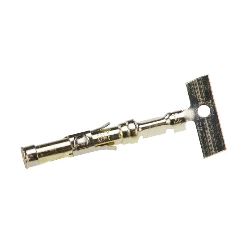 TE Connectivity Female Crimp Circular Connector Contact Contact Size 16 Wire Size 20, 24 AWG 250V 13A Brass Tin 3-66104-0