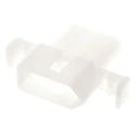 Molex Standard .093" Series Male Connector Housing, 5.03 mm Pitch, 3 Way, 1 Row, Panel Mount, Nylon Material 03-09-2031