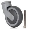 Tente Medium Duty Swivel Castor 100 kg Load Capacity 125 mm Wheel Diameter Thermoplastic Rubber 5370 PJP 125 P30-11