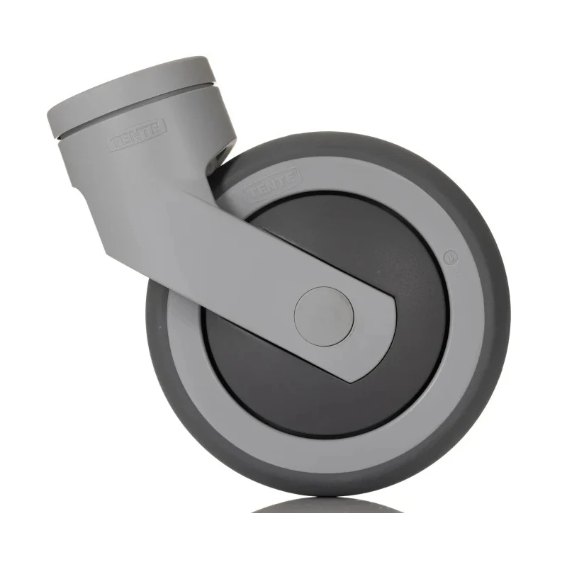 Tente Medium Duty Swivel Castor 100 kg Load Capacity 125 mm Wheel Diameter Thermoplastic Rubber 5370 PJP 125 P30-11